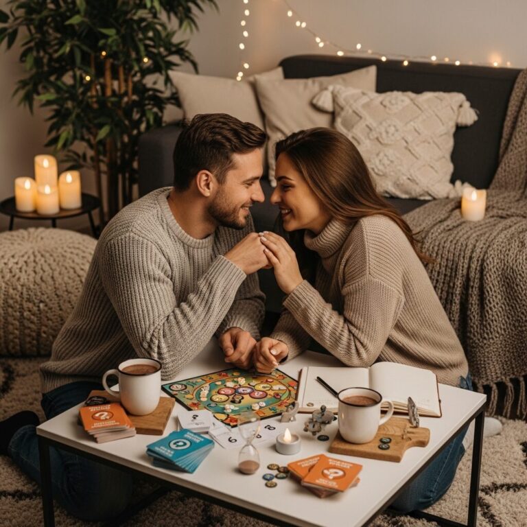 Jeux à faire couple : découvrez des idées ludiques et romantiques pour renforcer votre lien. Moments complices, défis amusants et exercices de communication adaptés à tous les couples. Inspirez-vous et créez des souvenirs inoubliables ensemble.