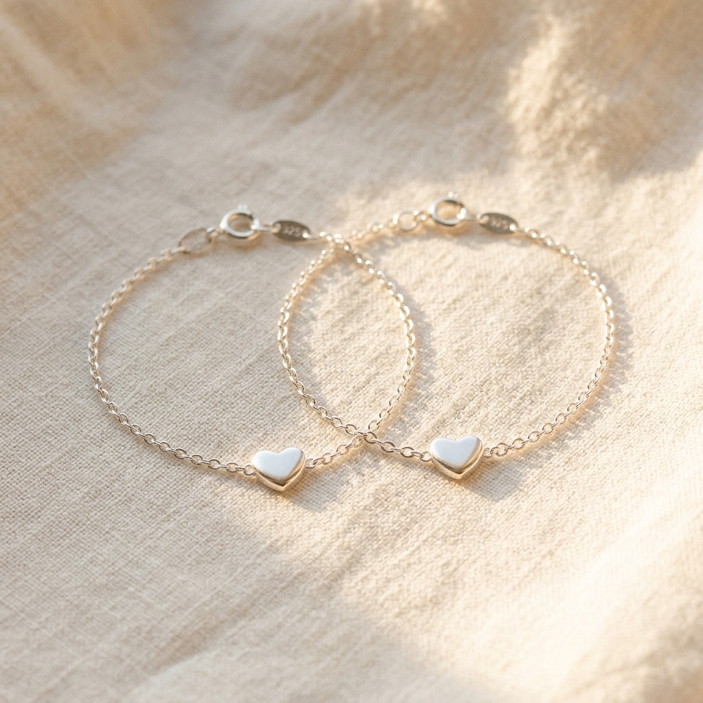 Bracelet de promesse couple - illustration