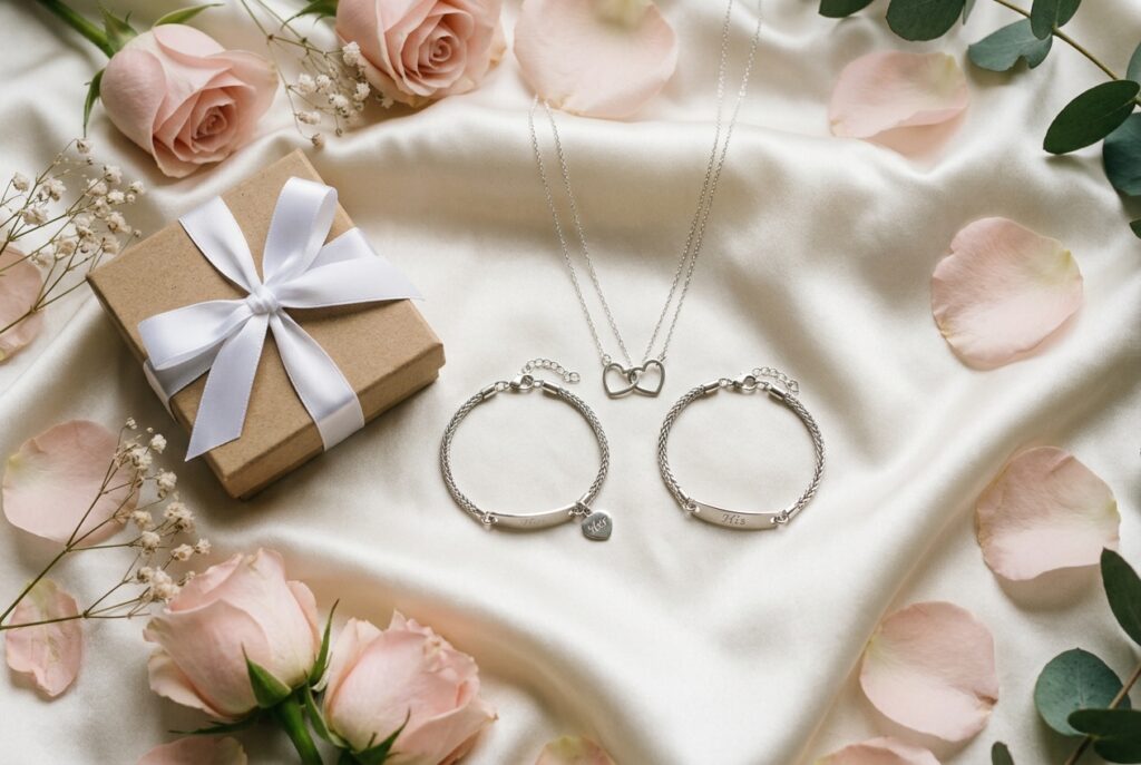Bijou couple cadeau amis pour leur mariage